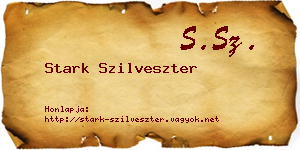Stark Szilveszter névjegykártya